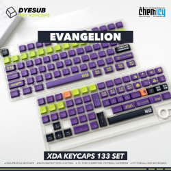 Keycaps Evangelion PBT Dye-subs 133 Set XDA Profile